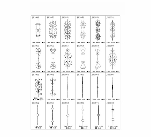 鐵藝標(biāo)件樣本